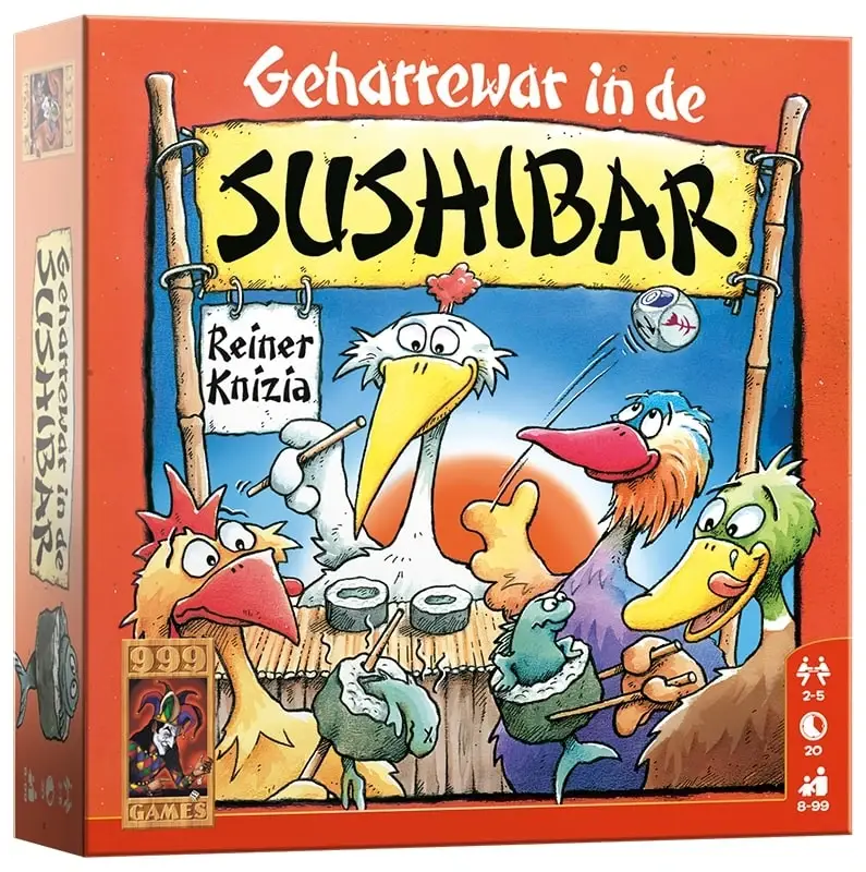 Geharrewar Sushibar - Dobbelspellen Paaprika - Spellenwinkel & Café