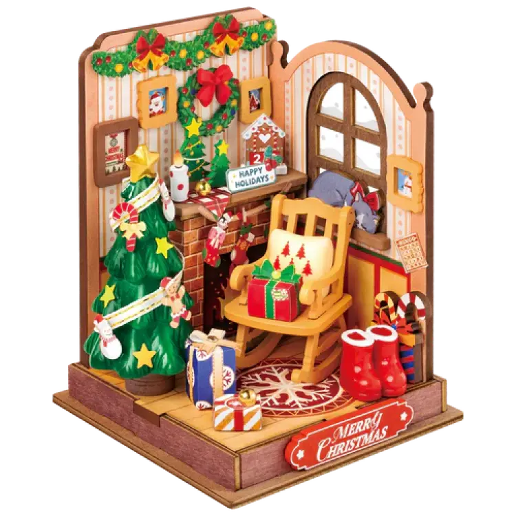 Robotime Christmas Fireplace
