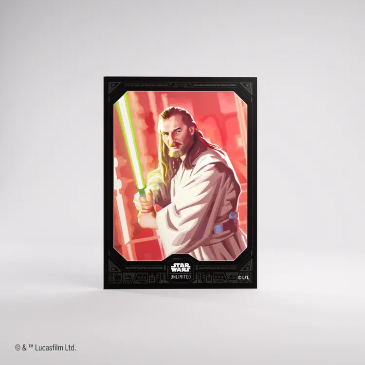 Star Wars Unlimited Premium Art Sleeves - Qui-Gon Jinn