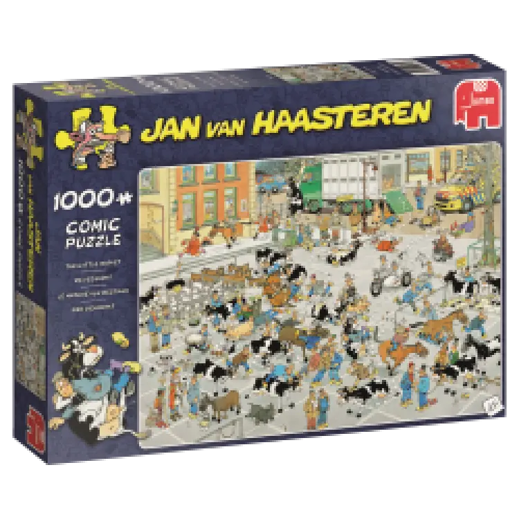 De Veemarkt - Jan van Haasteren (1000)