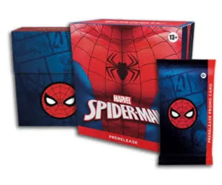 Magic: Marvel's Spider-man Prerelease kit + 2 Play Boosters