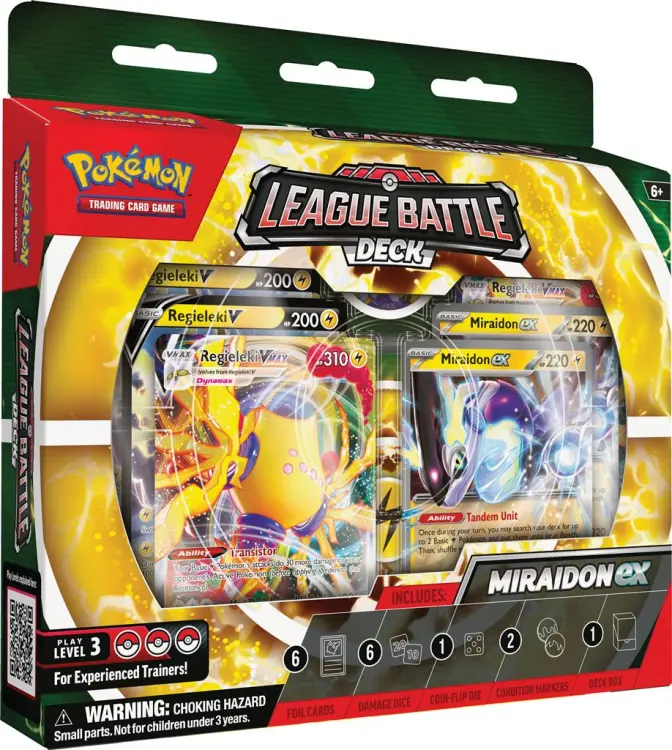 Pokemon League Battle Deck Miraidon ex & Regieleki VMAX